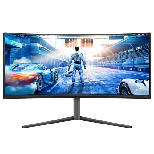 Philips Evnia 6000 34M2C6500/00 écran plat de PC 86,4 cm (34") 3440 x 1440 pixels Wide Quad HD QD-OLED Gris