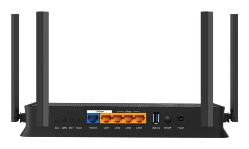 TP-Link Archer BE230 router inalámbrico 2.5 Gigabit Ethernet Doble banda (2,4 GHz / 5 GHz) Negro