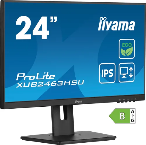 iiyama ProLite XUB2463HSU-B1 Computerbildschirm 60,5 cm (23.8") 1920 x 1080 Pixel Full HD LED Schwarz