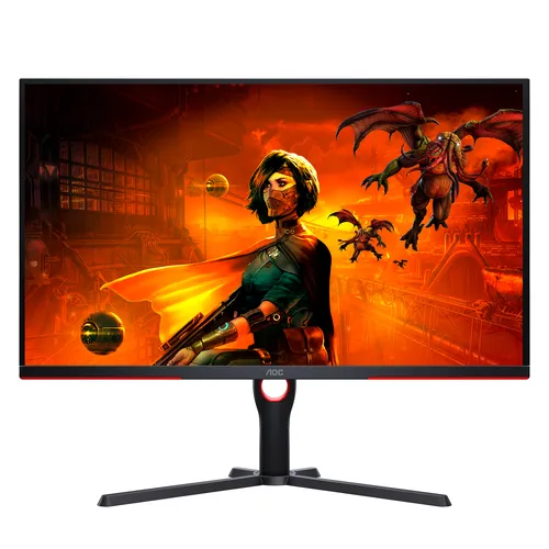 AOC G3 U32G3X/BK Computerbildschirm 80 cm (31.5") 3840 x 2160 Pixel 4K Ultra HD LED Schwarz, Rot
