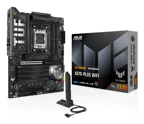 ASUS TUF GAMING X870-PLUS WIFI AMD X870 Zócalo AM5 ATX