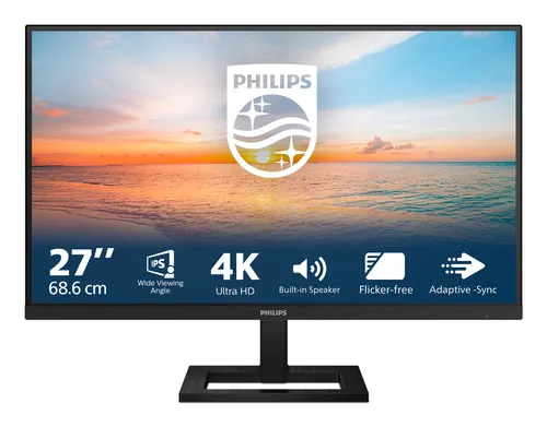 Philips Serie 1000 27E1N1800AE/00 Monitor PC 68,6 cm (27") 3840 x 2160 Pixel 4K Ultra HD LED Nero
