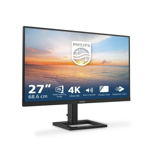 Philips Serie 1000 27E1N1800AE/00 Monitor PC 68,6 cm (27") 3840 x 2160 Pixel 4K Ultra HD LED Nero