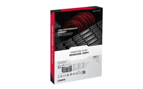 Kingston Technology FURY 16GB 3600MT/s DDR4 CL16 DIMM 1Gx8 Renegade Black
