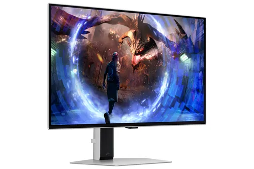 Samsung G60SD computer monitor 68.6 cm (27") 2560 x 1440 pixels Quad HD OLED Silver