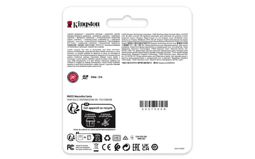 Kingston Technology 256GB Canvas React Plus SDXC UHS-II 280R/150W U3 V60 for Full HD/4K