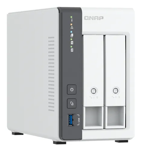 QNAP TS-216G servidor de almacenamiento NAS Torre Cortex-A Cortex-A55 4 GB 0 TB Blanco