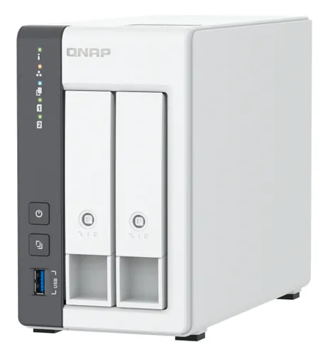 QNAP TS-216G servidor de almacenamiento NAS Torre Cortex-A Cortex-A55 4 GB 0 TB Blanco