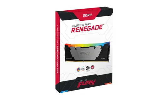 Kingston Technology FURY 32 GB 3600 MT/s DDR4 CL16 DIMM (Kit de 2) 1Gx8 Renegade RGB