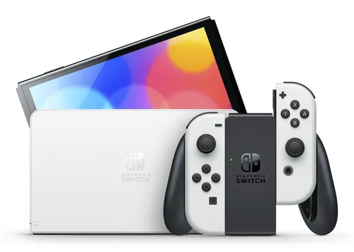 Nintendo Switch OLED + Mario Kart 8 Deluxe + Switch Online 12 Months draagbare game console 17,8 cm (7") 64 GB Touchscreen Wifi Wit