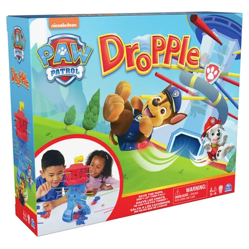 Games PAW Patrol Dropple, giochi per famiglie, giochi per età prescolare, giochi classici, gioco PAW Patrol, giochi per serate di gioco in famiglia, dai 4 anni in su