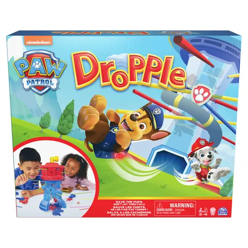 Games PAW Patrol Dropple, giochi per famiglie, giochi per età prescolare, giochi classici, gioco PAW Patrol, giochi per serate di gioco in famiglia, dai 4 anni in su