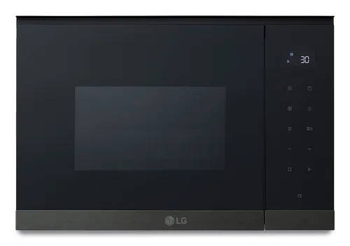 LG MG7Z2593B micro-onde Noir, Acier inoxydable Micro-ondes grill Intégré 25 L 900 W
