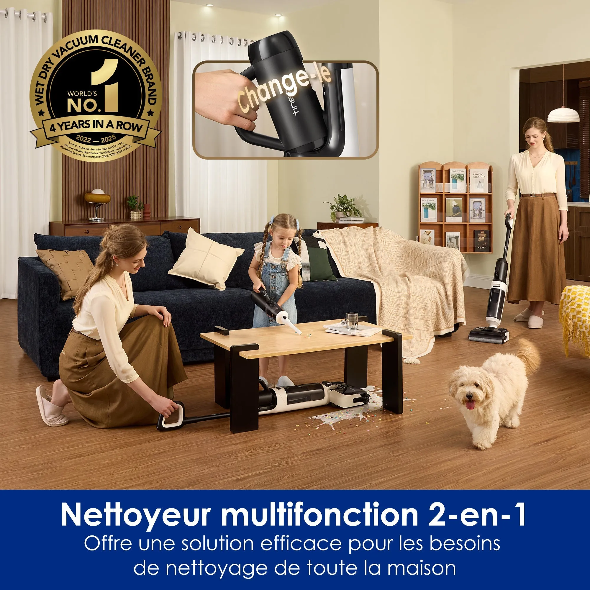 Tineco Floor ONE Switch S6 Stretch Breeze Nettoyeur Multifonction