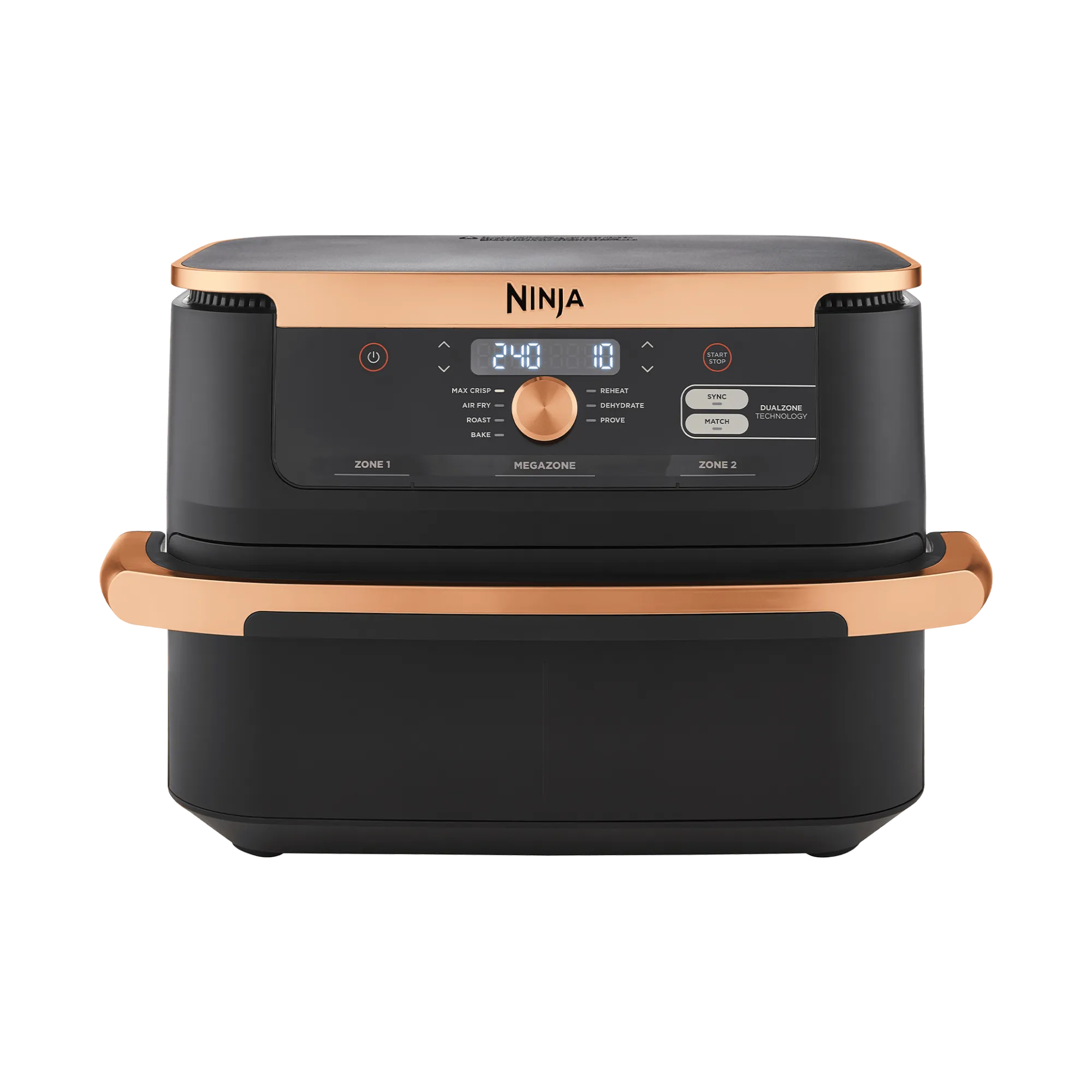 Air Fryer Ninja Foodi Flex, 10.4L, 7-en-1 Noir/Cuivre