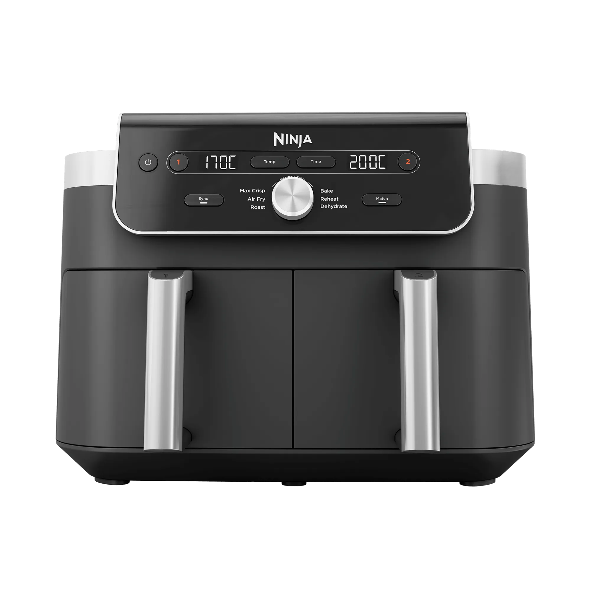 Air Fryer Ninja DualZone MAX, 9.5L, 6 en 1 Gris