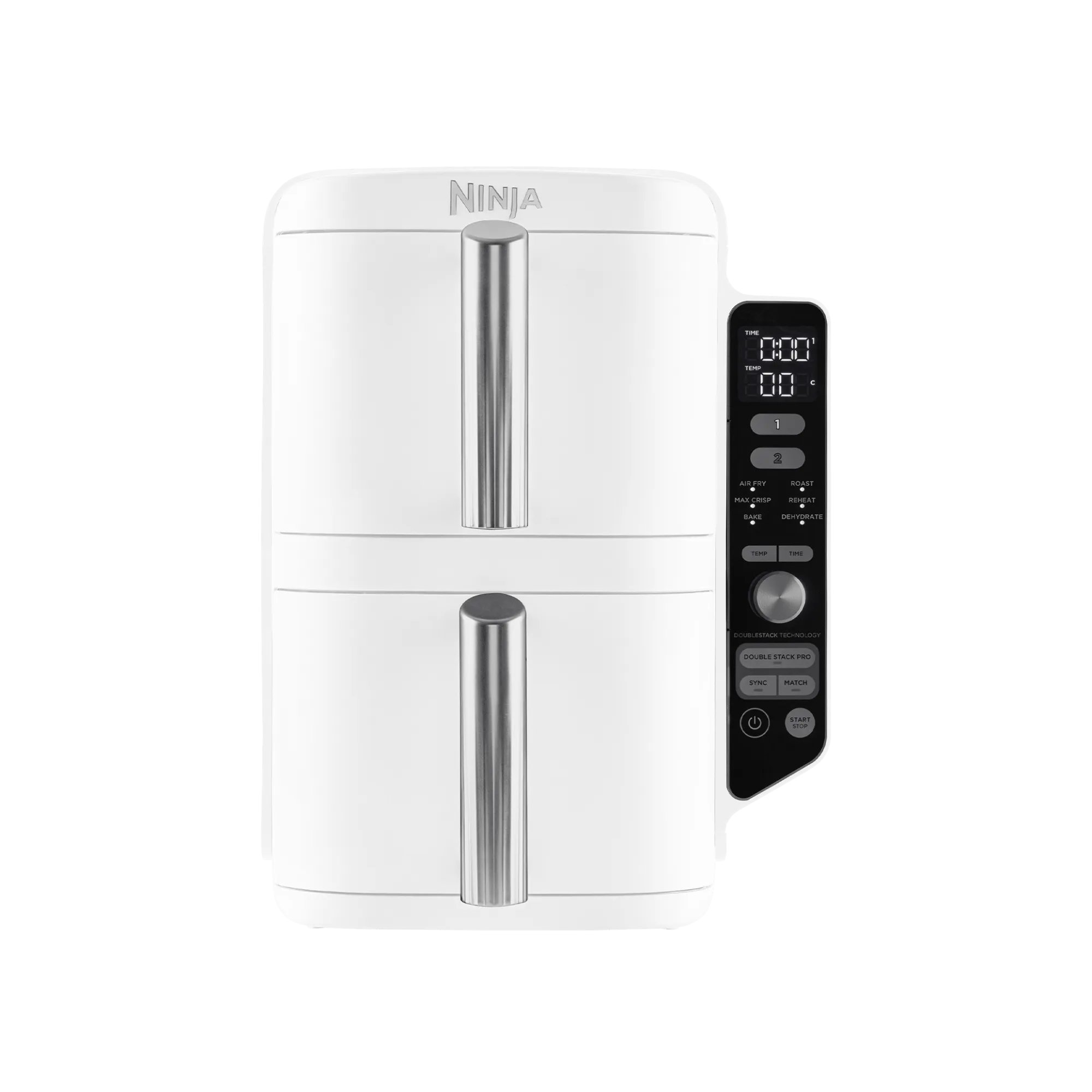 Air Fryer Ninja DoubleStack XL, verticale, 9.5L, 6-en-1 Blanc
