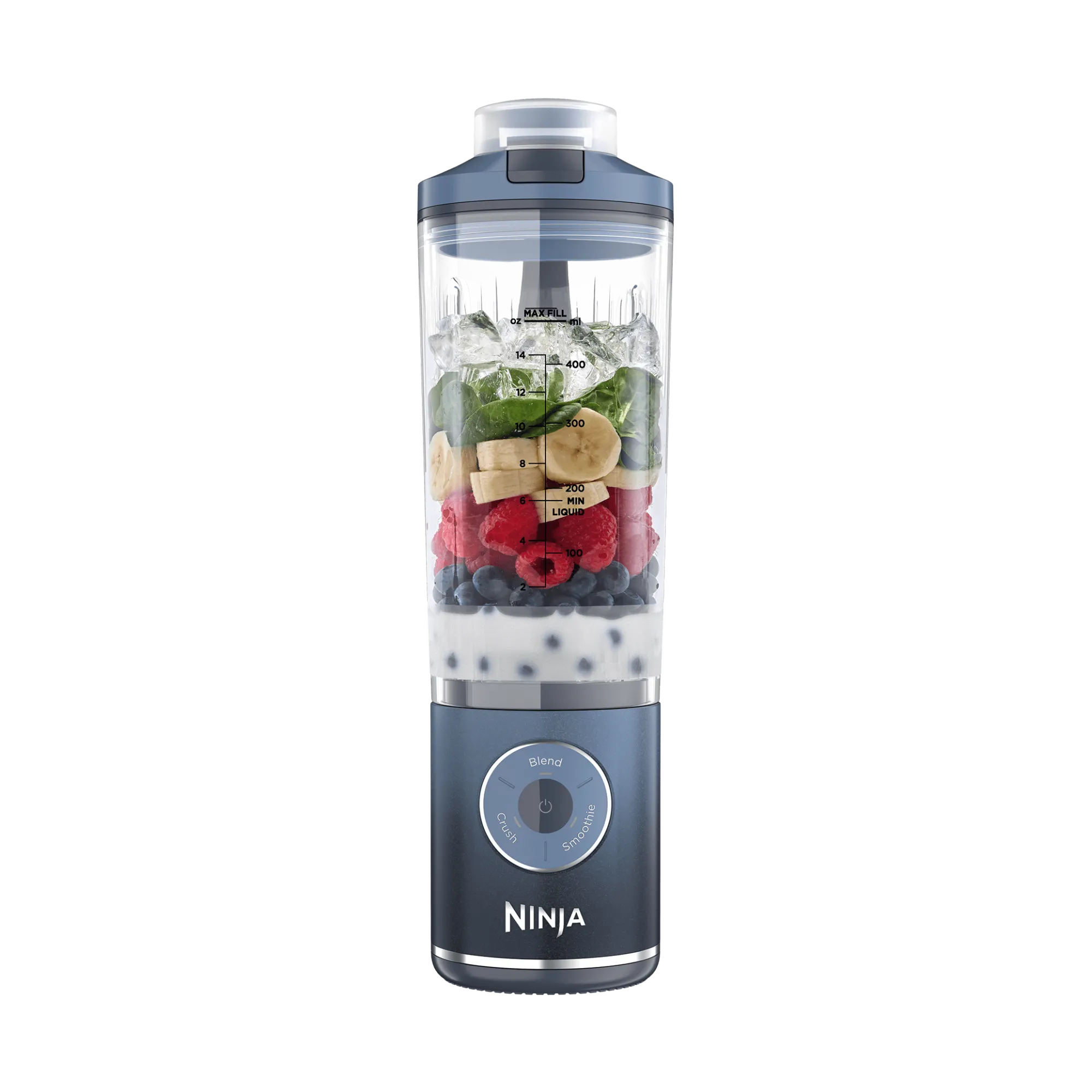 Blender portable sans fil Ninja Blast Max 570 ml Bleu Marine