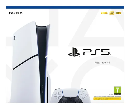 Sony Interactive Entertainment PlayStation 5 Slim 1 To Wifi Noir, Blanc