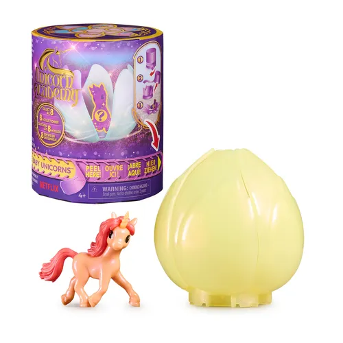 Unicorn Academy - 1 Figura de Unicornio Coleccionable, hay 8 para Coleccionar - Modelo Aleatorio - Unicornios para Niñas - Juguetes Niña 4 años +