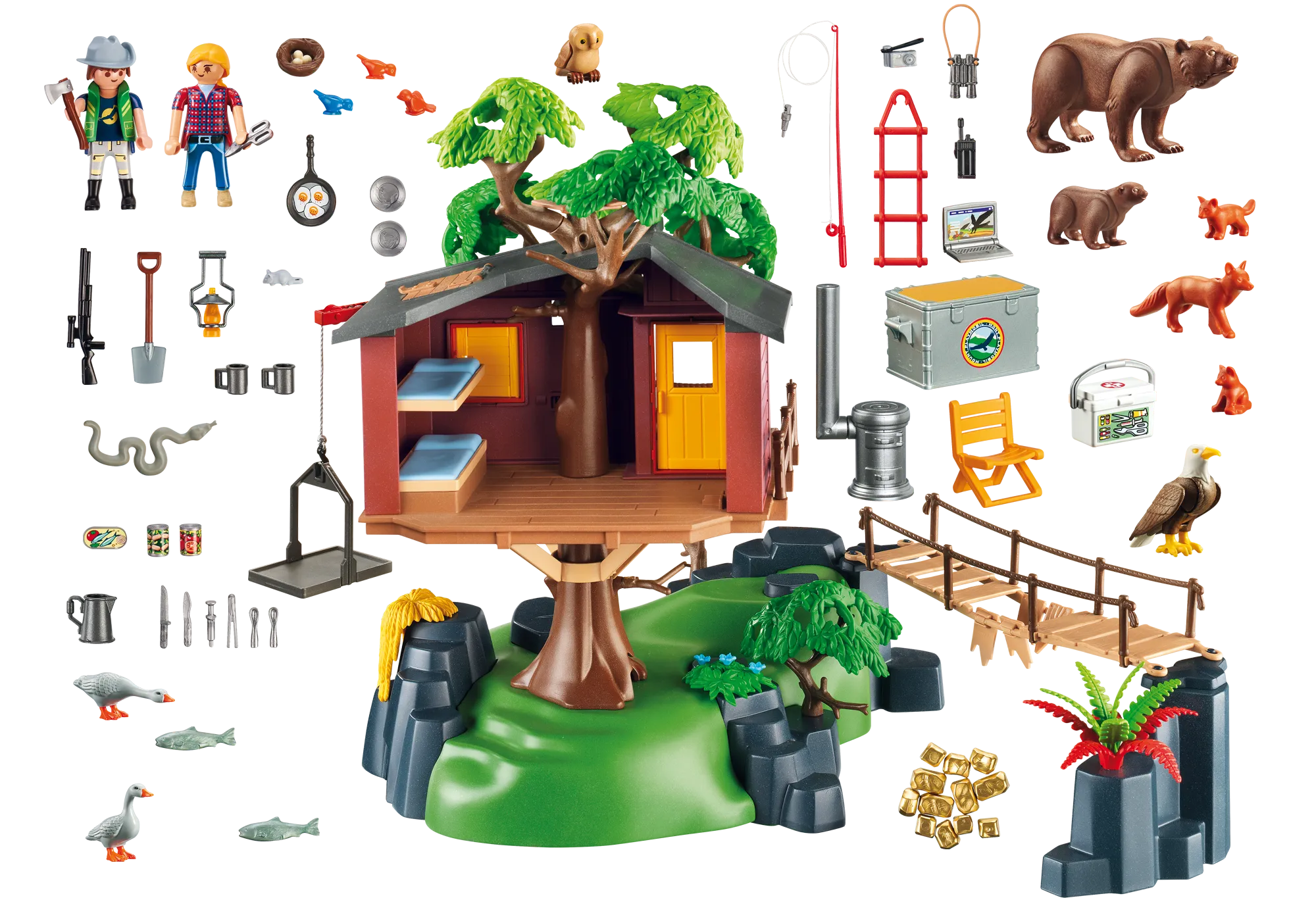 Playmobil 5557 Cabane des aventuriers dans les arbres