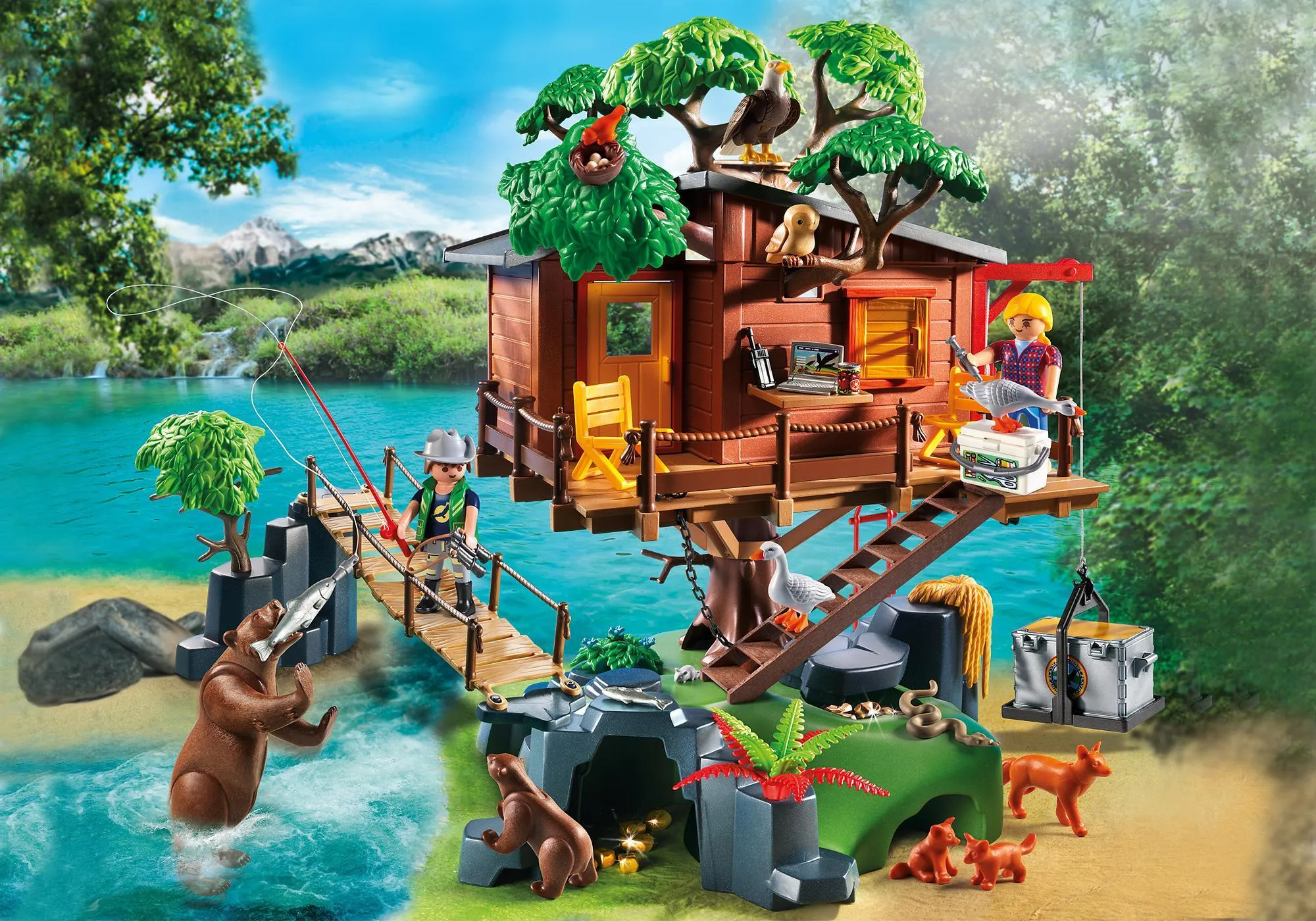 Playmobil 5557 Cabane des aventuriers dans les arbres