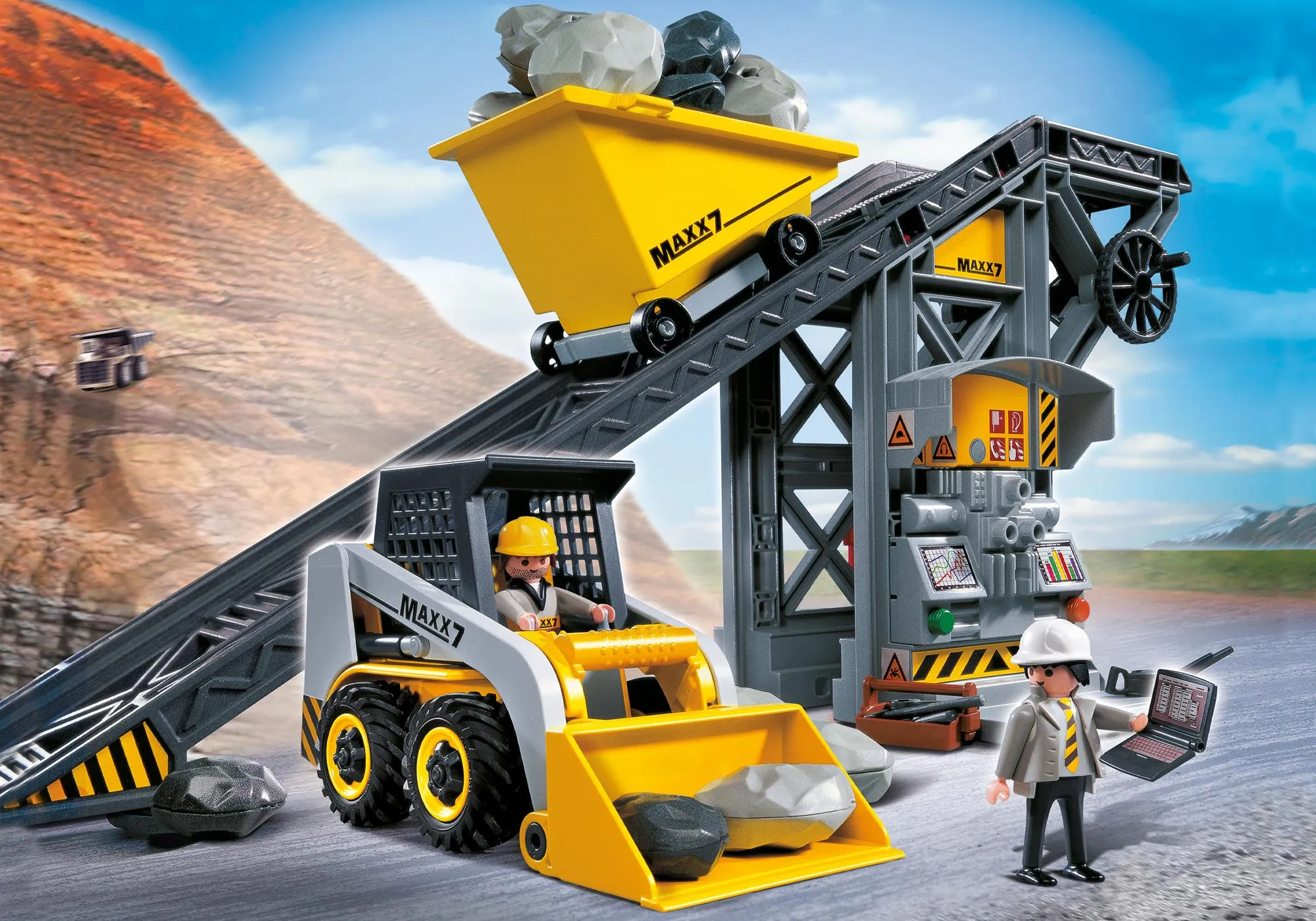 Playmobil 4041 Convoyeur avec pelleteuse
