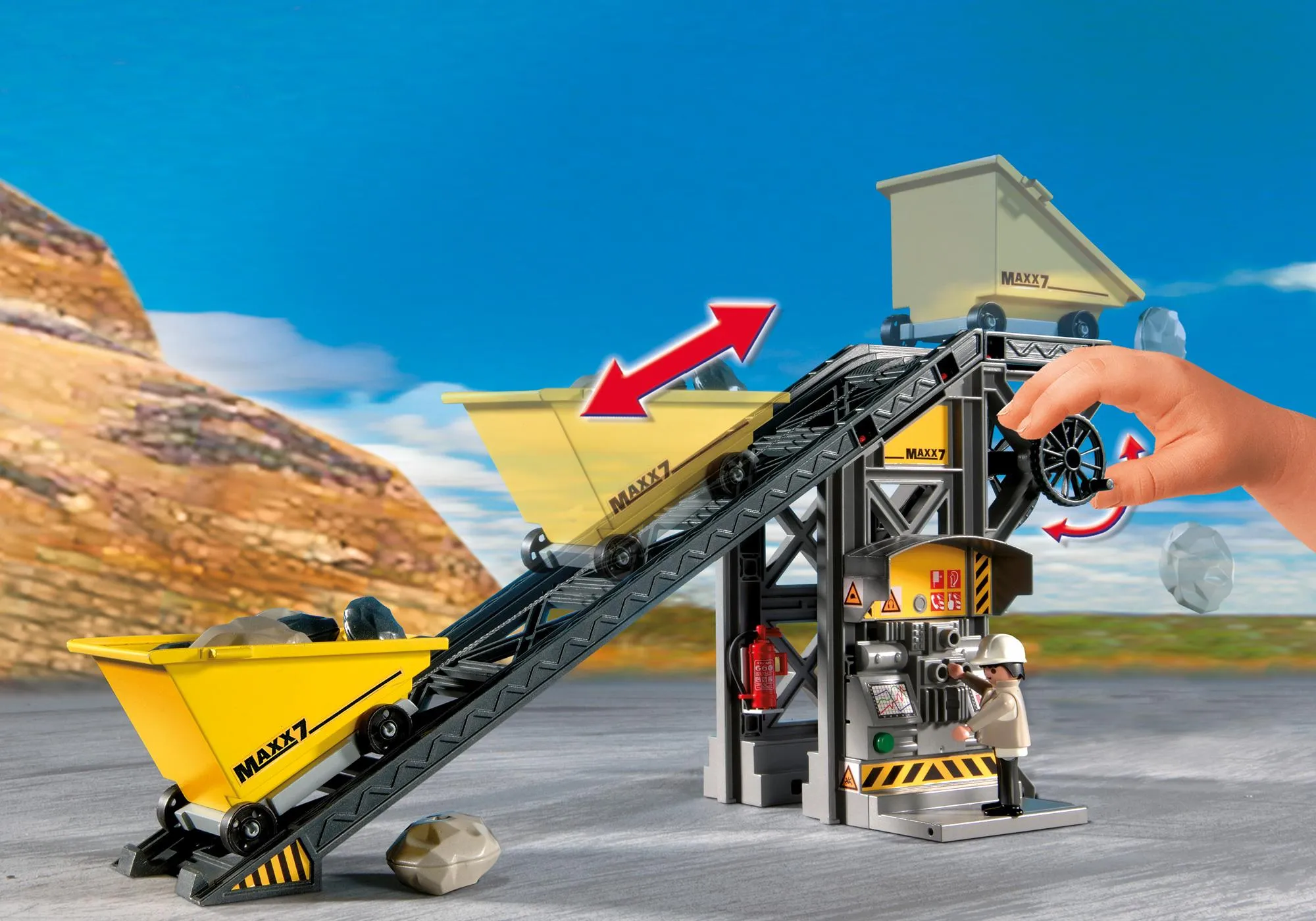 Playmobil 4041 Convoyeur avec pelleteuse