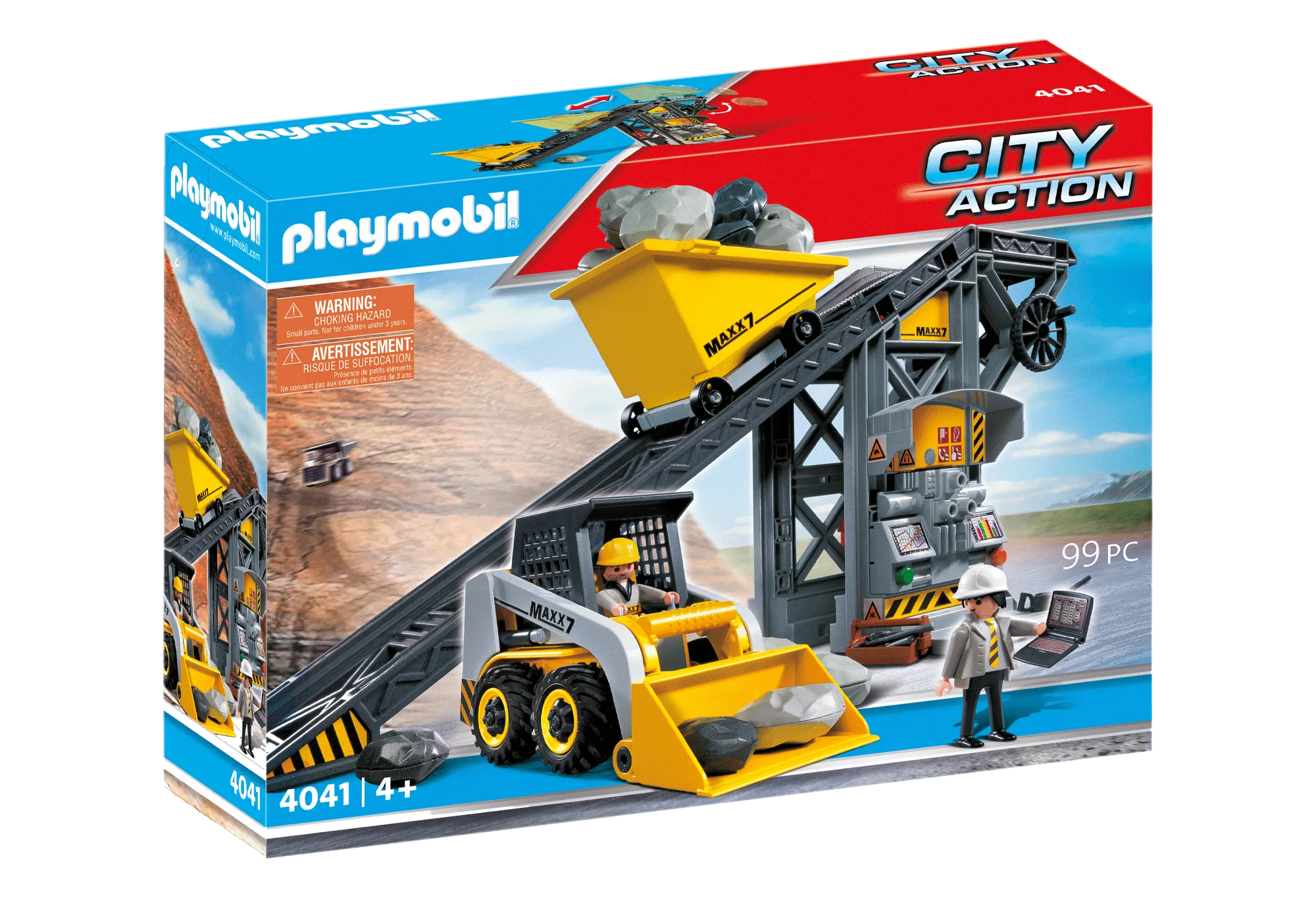 Playmobil 4041 Convoyeur avec pelleteuse