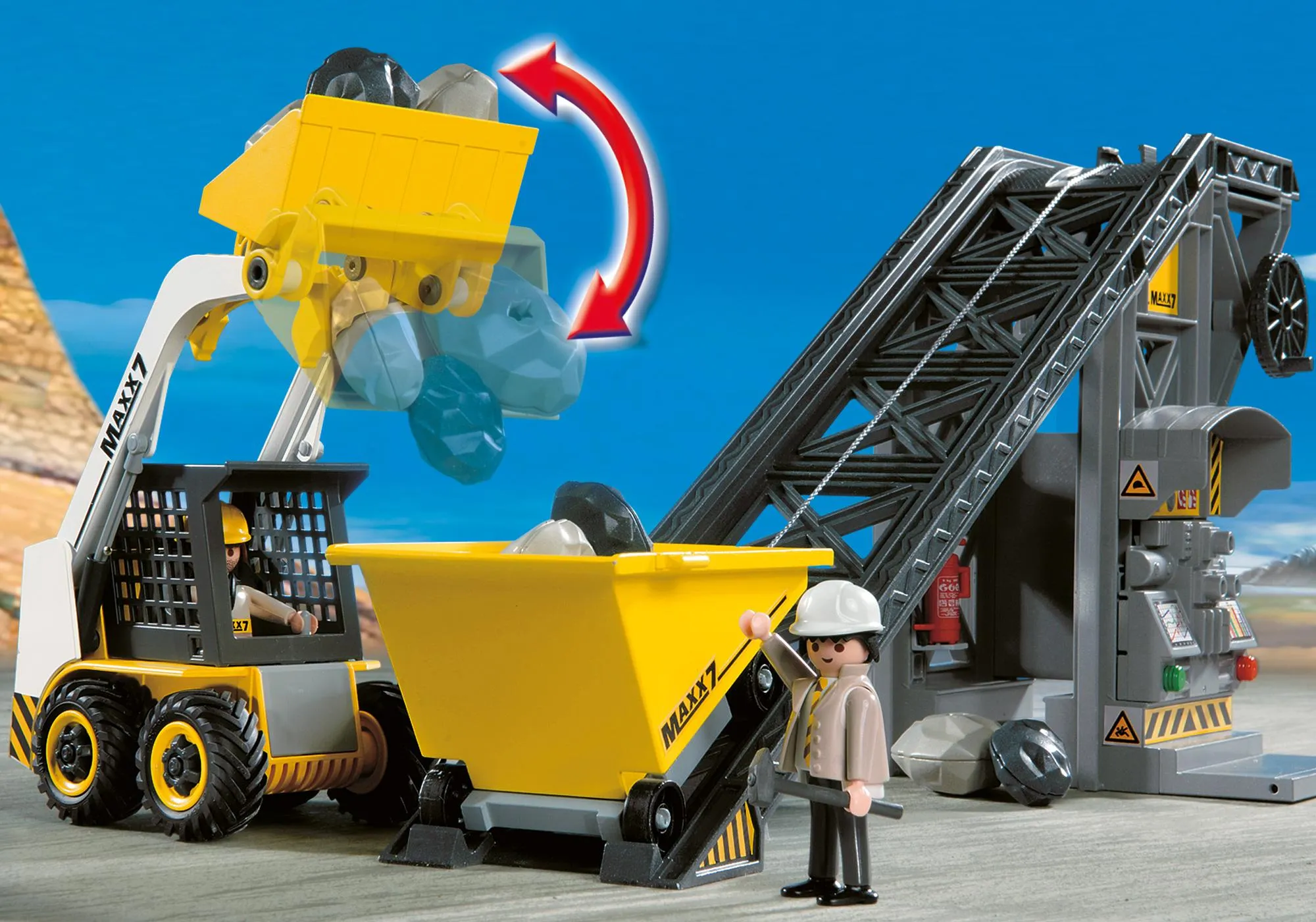 Playmobil 4041 Convoyeur avec pelleteuse