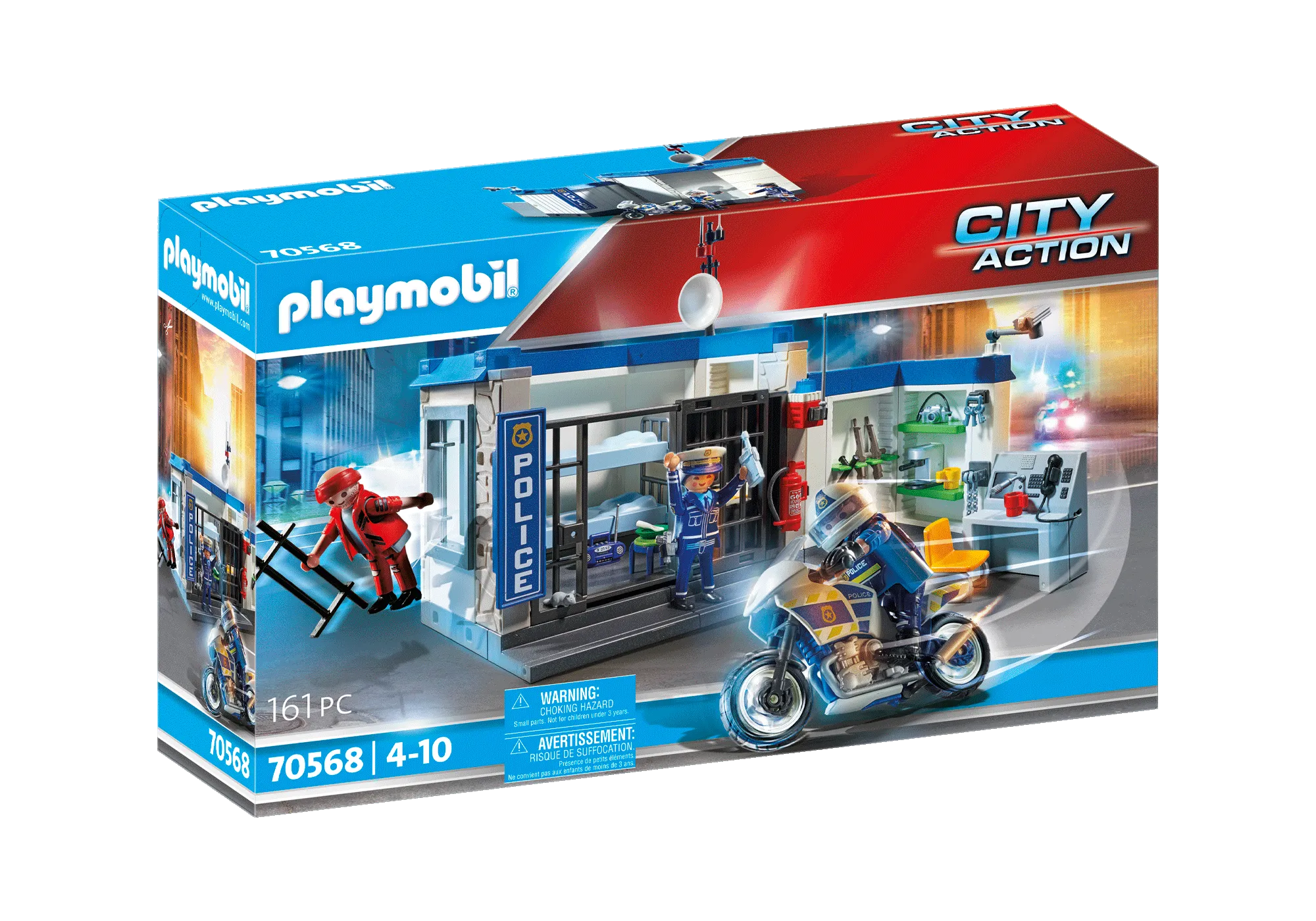 Playmobil 70568 Poste de police et cambrioleur
