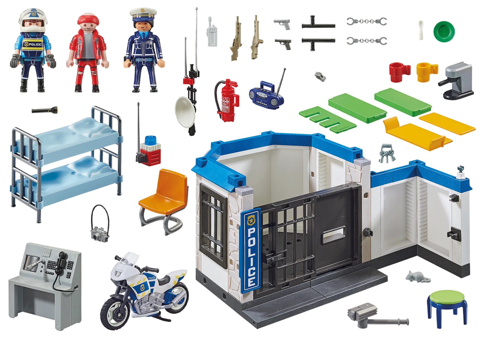Playmobil 70568 Poste de police et cambrioleur