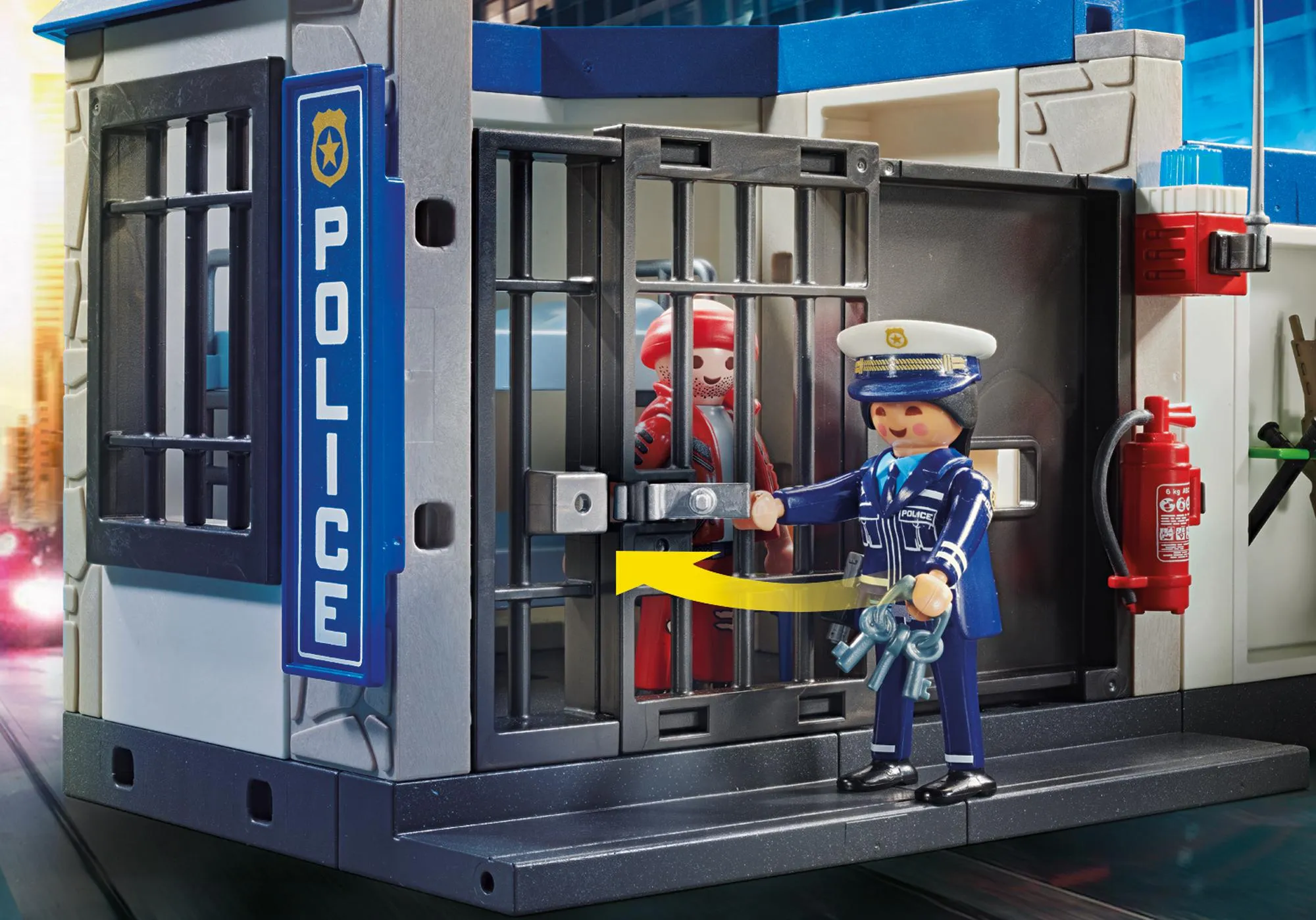Playmobil 70568 Poste de police et cambrioleur