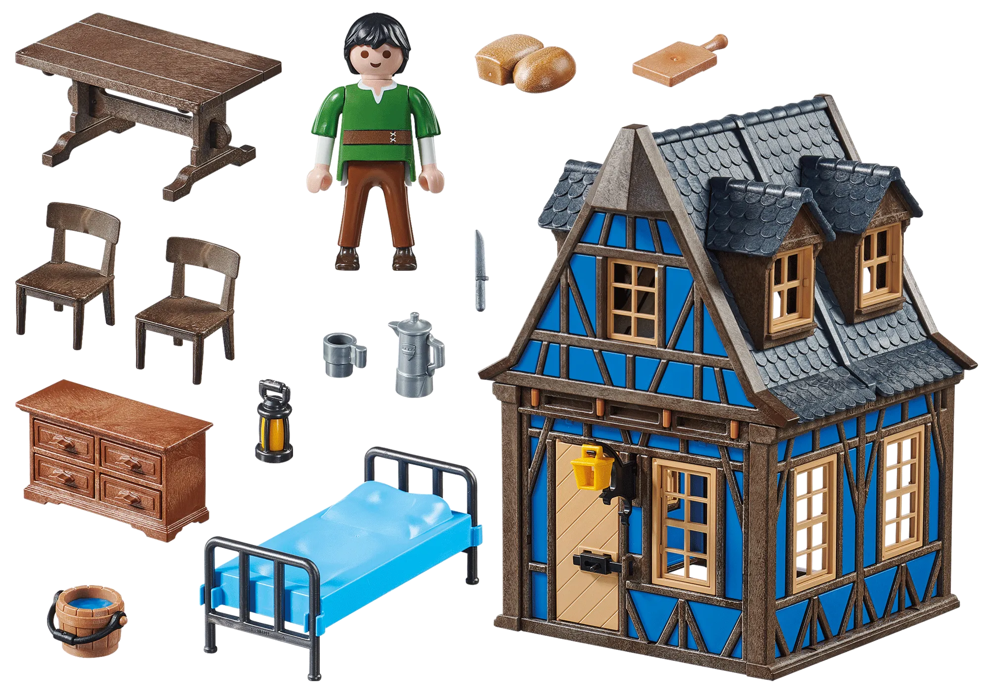 Playmobil 70958 Maison bleue à colombages