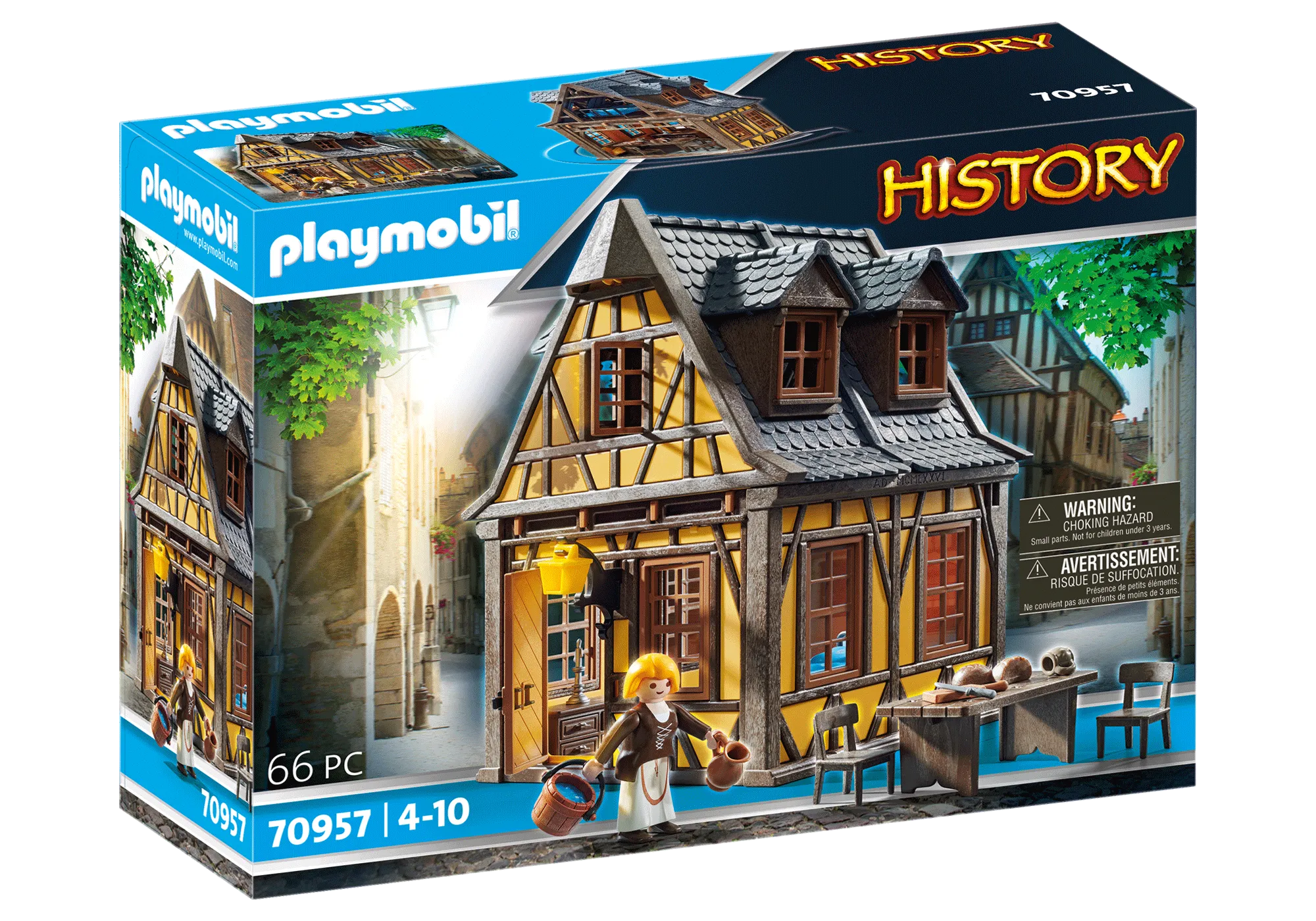 Playmobil 70957 Maison à colombage jaune
