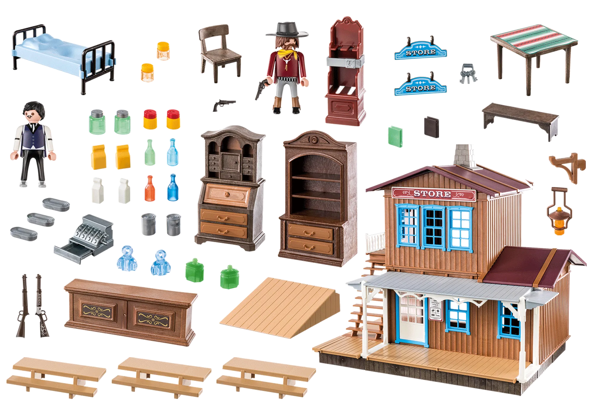 Playmobil 70947 Magasin du Far-West avec studio