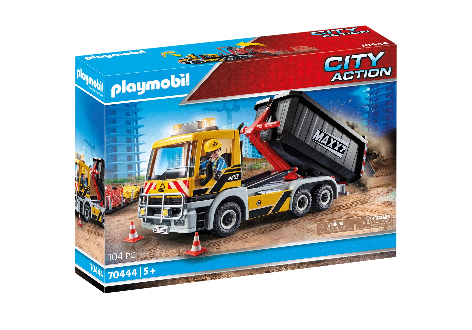 Playmobil 70444 Camion avec benne et plateforme