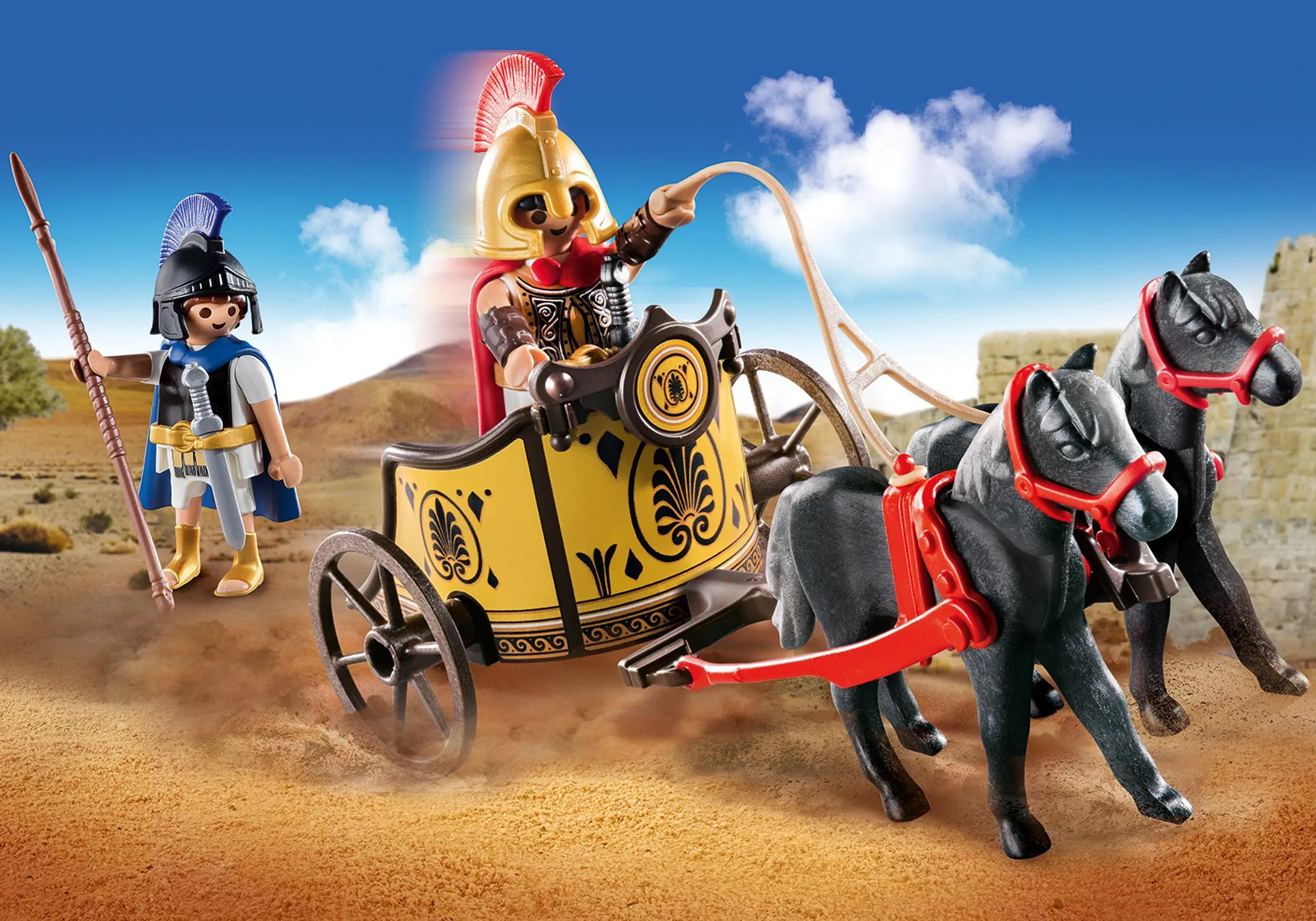 Playmobil 70469 Achille et Patrocle avec char
