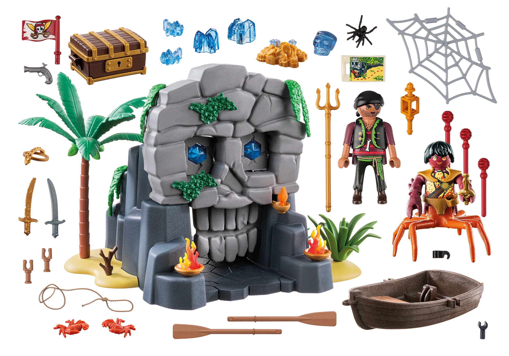 Playmobil 71531 Ile au trésor avec pirate et monstre marin