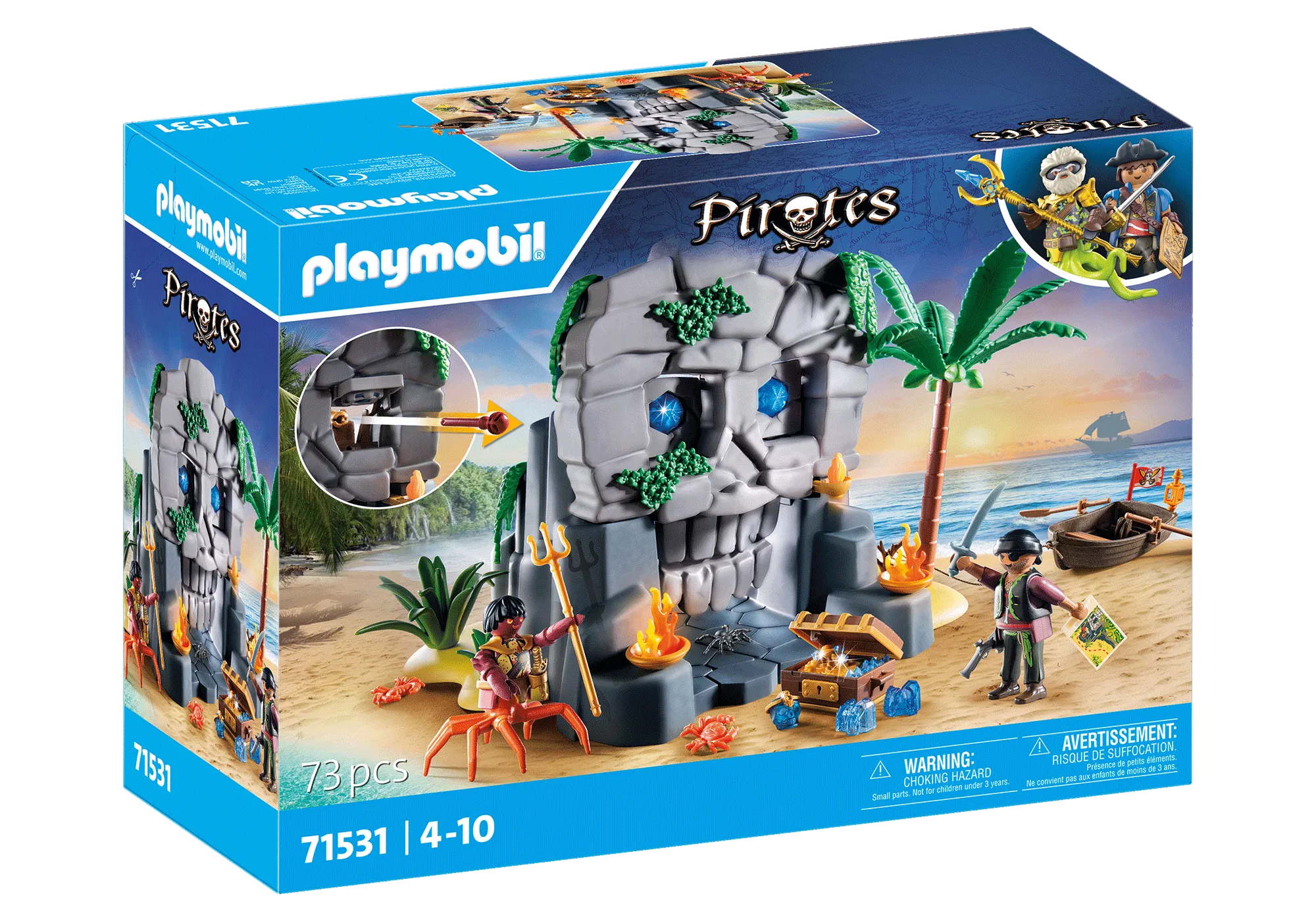 Playmobil 71531 Ile au trésor avec pirate et monstre marin
