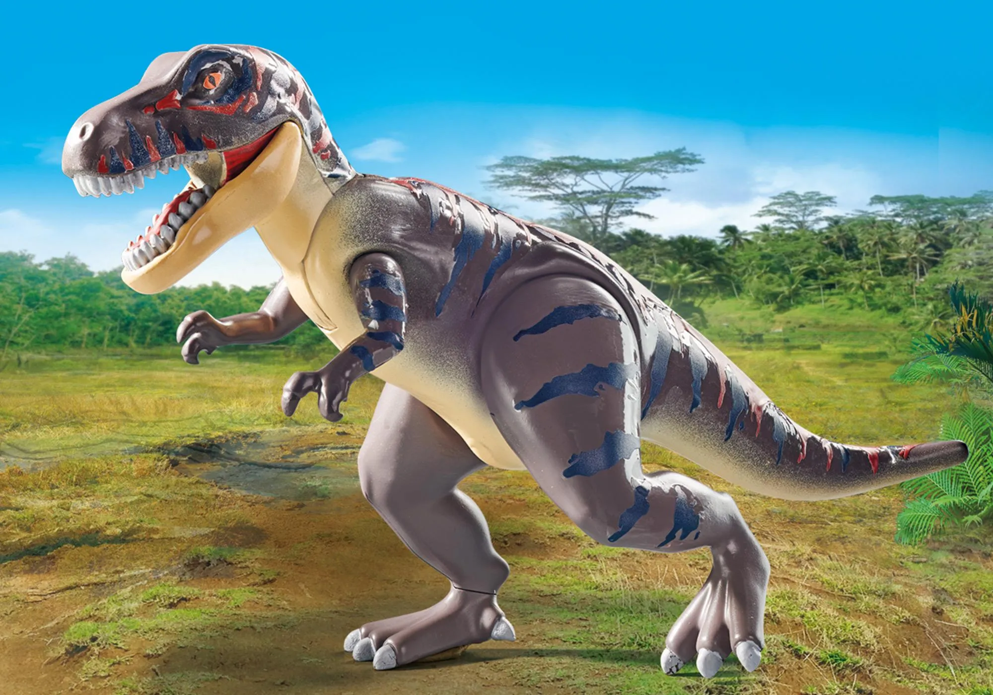 Playmobil 71524 Explorateur avec moto et tyrannosaure