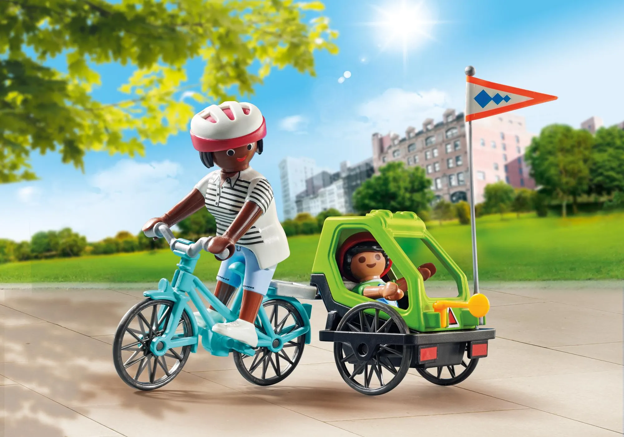 Playmobil 70601 Cyclistes maman et enfant