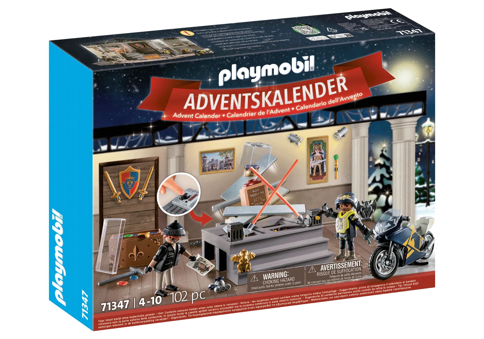 Playmobil 71347 Calendrier de l'Avent Police et voleur de musée