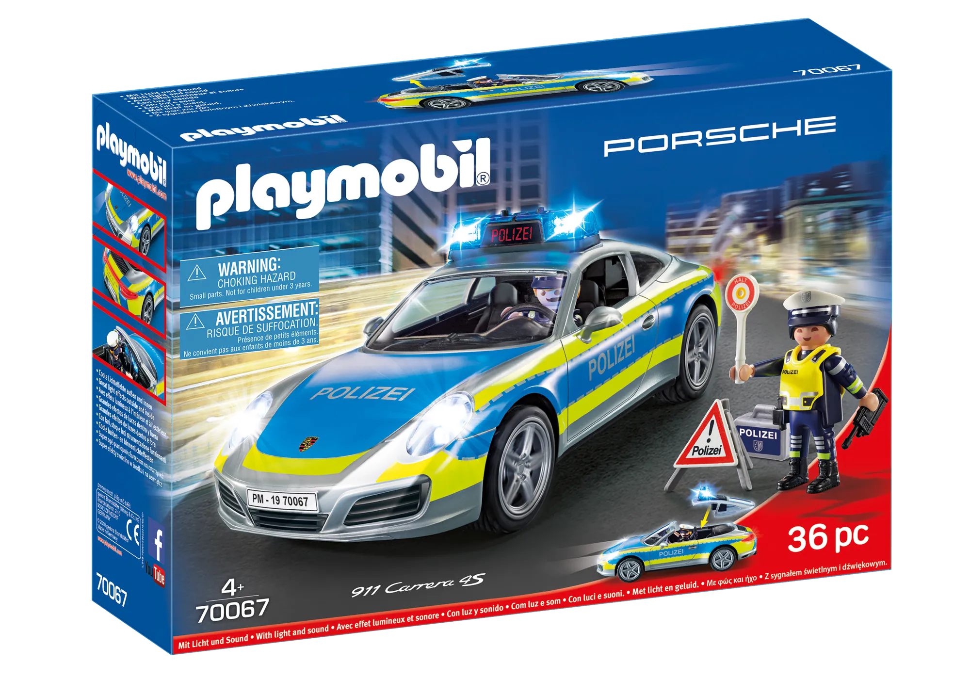 Playmobil 70067 Porsche 911 Carrera 4S Police