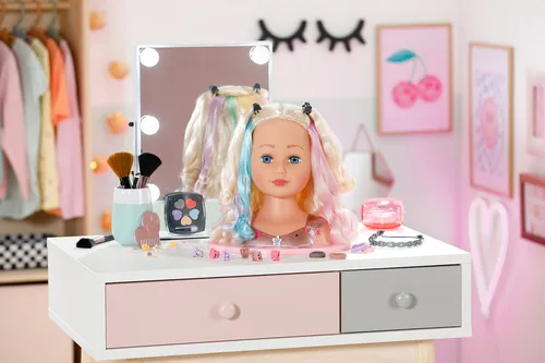 BABY born Styling Head Rainbow 27cm