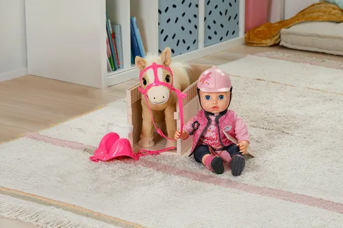 BABY born My Horse Cutie with Box Puppen-Haustier