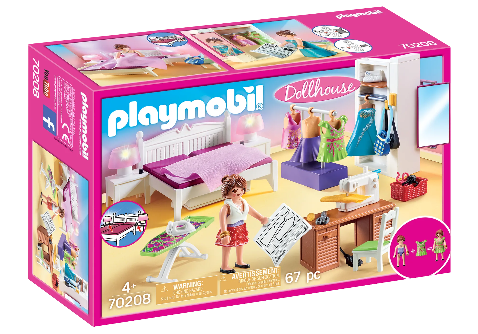 Playmobil 70208 Chambre avec espace couture