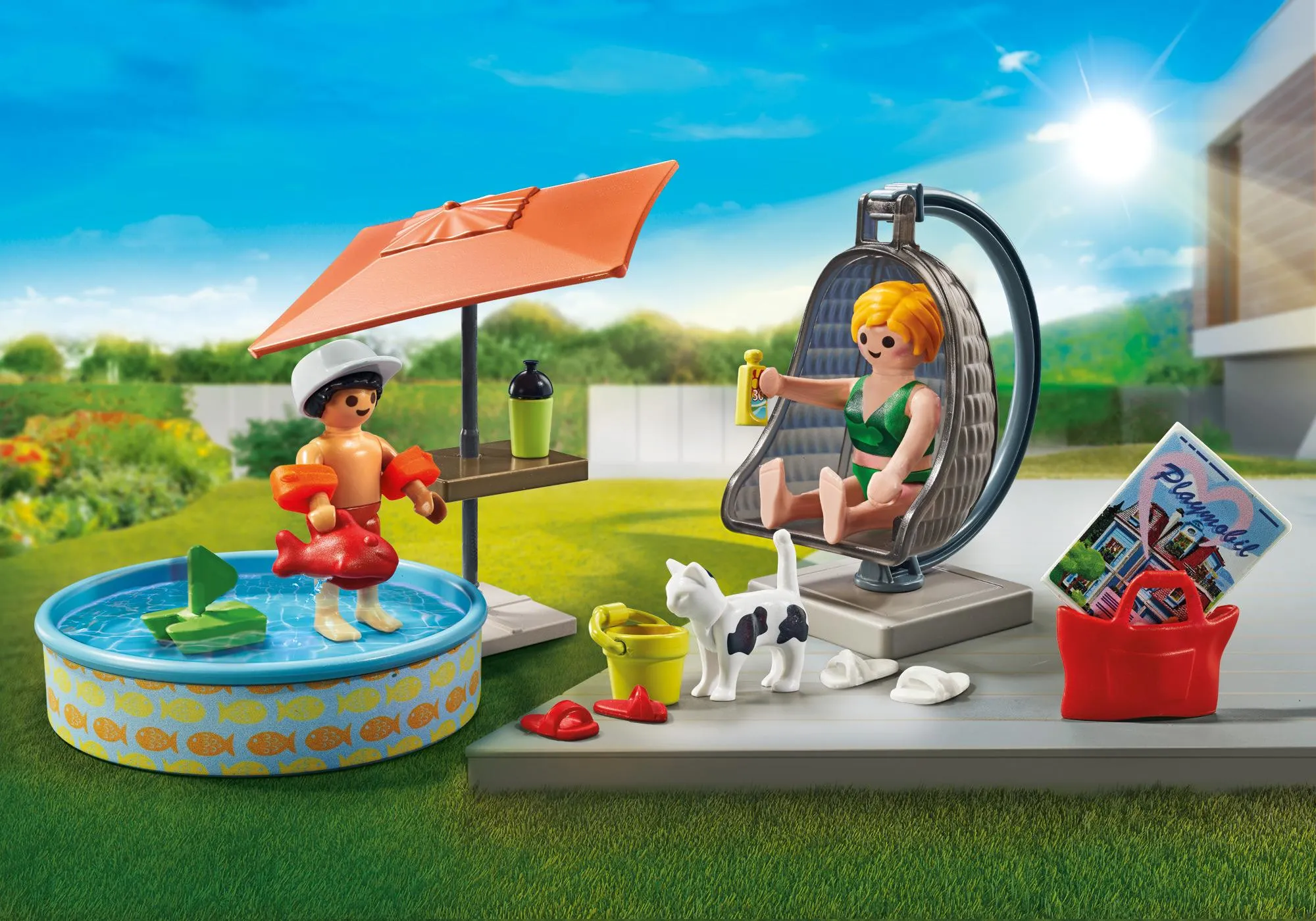 Playmobil 71476 StarterPack Maman et enfant avec fauteuil suspendu
