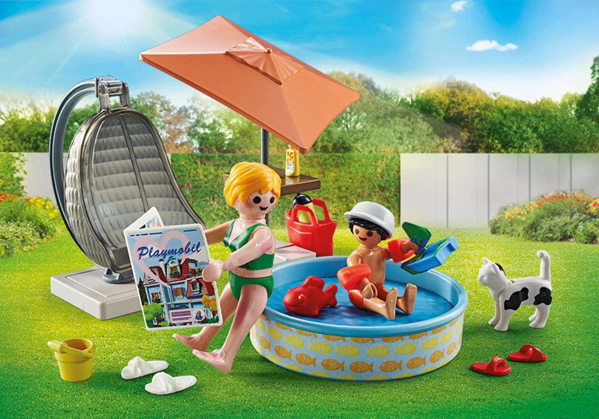 Playmobil 71476 StarterPack Maman et enfant avec fauteuil suspendu