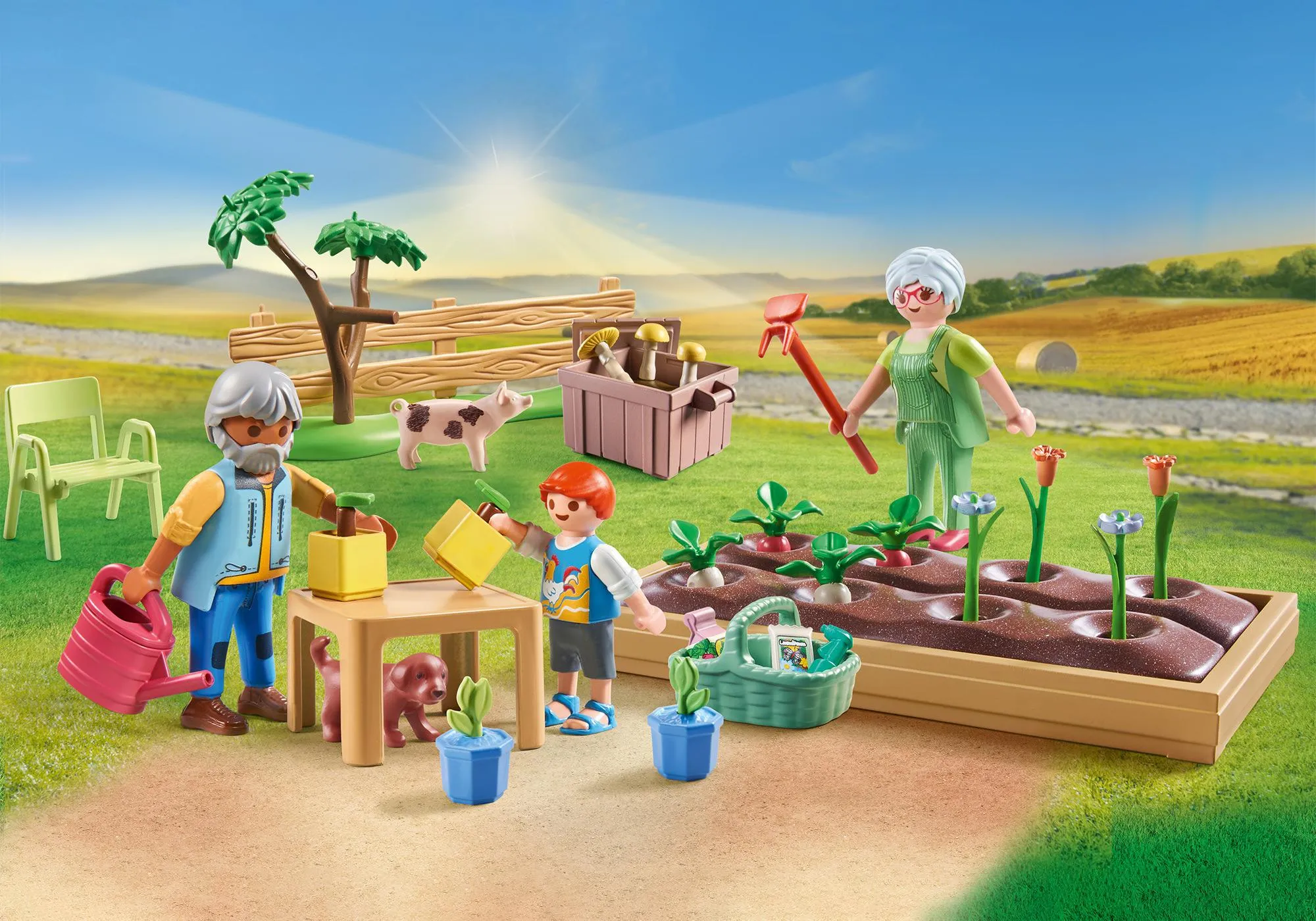 Playmobil 71443 Grands-parents et potager